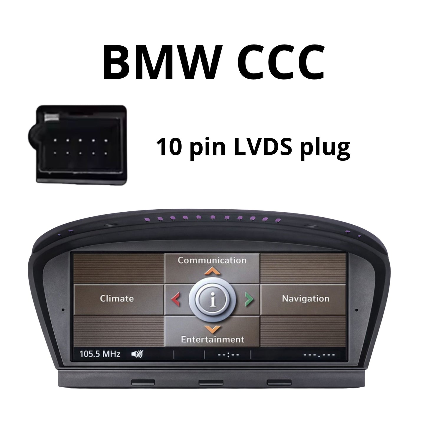 Android 14 Car Radio for BMW 3 Series &amp; 5 Series E60 E61 E90 E92 | CCC CIC | CarPlay Android Auto DSP