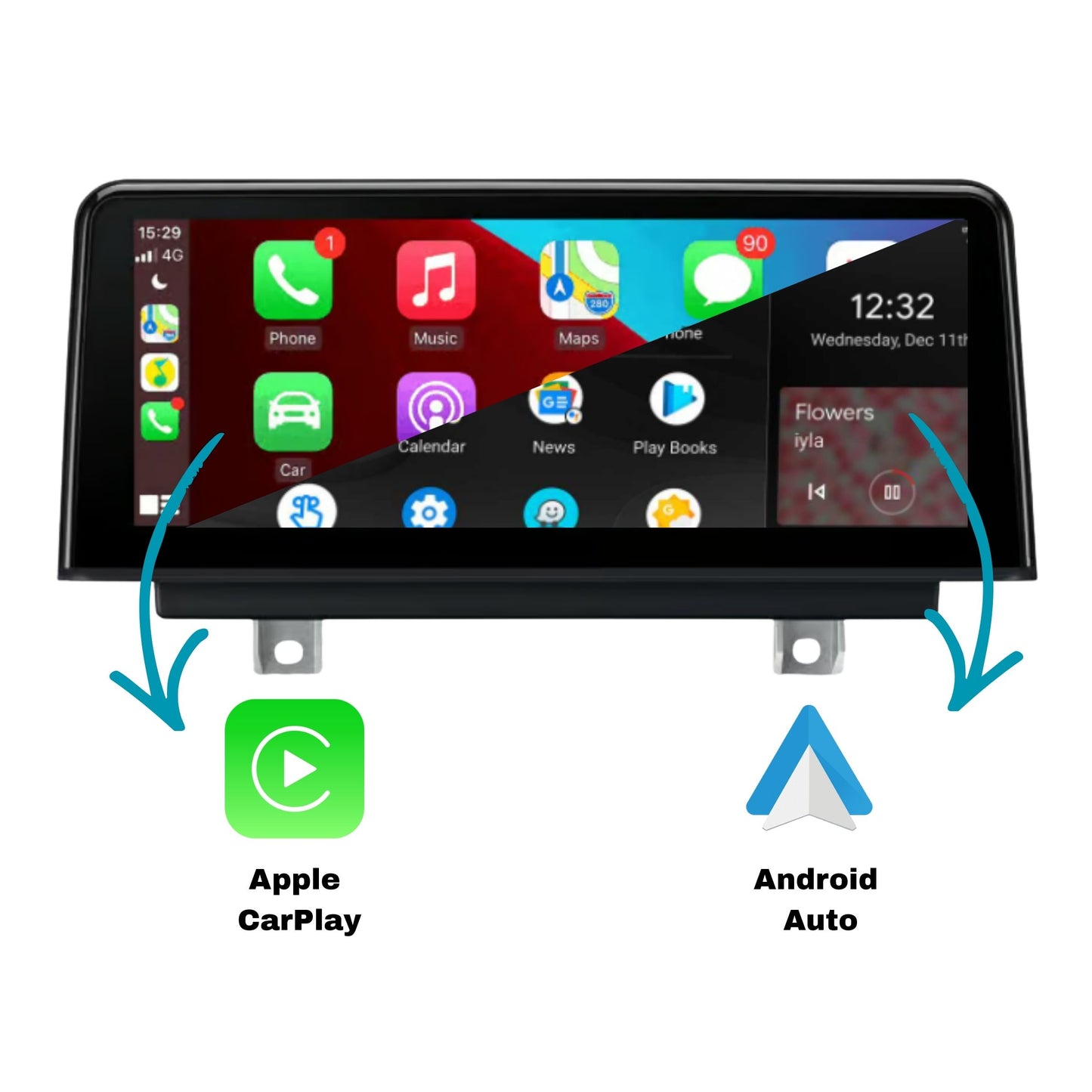 BMW 10.25″ CarPlay Screen | Wireless CarPlay &amp; Android Auto | NBT iDrive