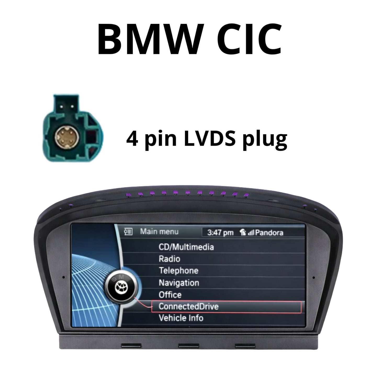 Android 14 Car Radio for BMW 3 Series &amp; 5 Series E60 E61 E90 E92 | CCC CIC | CarPlay Android Auto DSP