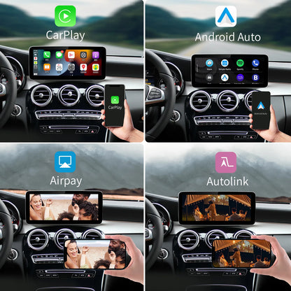 Mercedes-Benz 12.3 inch CarPlay Display | NTG 4.5 5.0 / 5.1 / 5.2 | Draadloos CarPlay & Android Auto