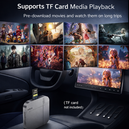 Wireless CarPlay AI Box (Android 14) – Wireless CarPlay &amp; Wireless Android Auto Adapter