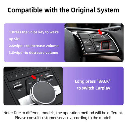 Audi CarPlay & Android Auto Interface Box | Wireless OEM Retrofit | MIB/MMI