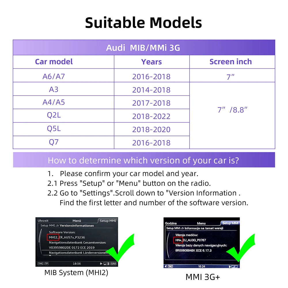Audi CarPlay & Android Auto Interface Box | Wireless OEM Retrofit | MIB/MMI
