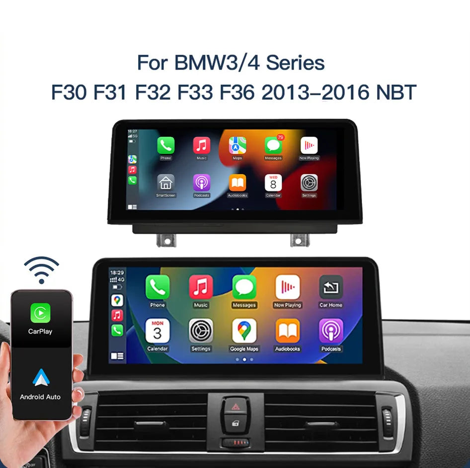 BMW 10.25″ CarPlay Screen | Wireless CarPlay &amp; Android Auto | NBT iDrive