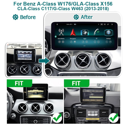 Mercedes Android Multimedia Scherm 10.25″ | Draadloos CarPlay & Android Auto | Plug & Play