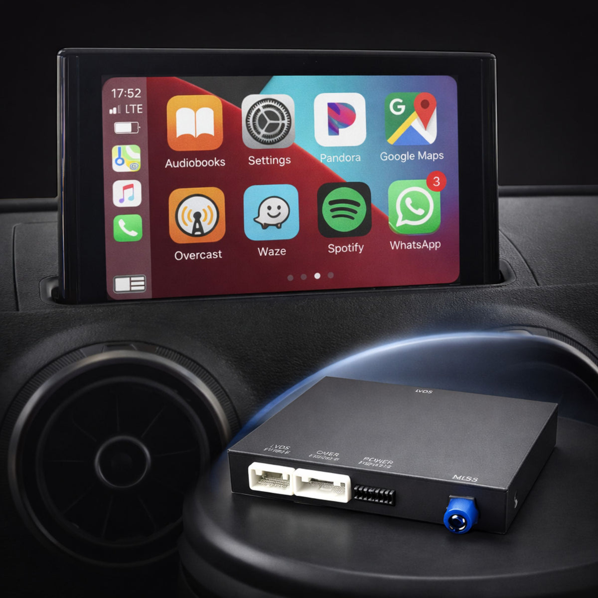 Android Auto Interface Box Audi CarPlay & Android Auto Interface Box | Wireless OEM Retrofit | MI ...